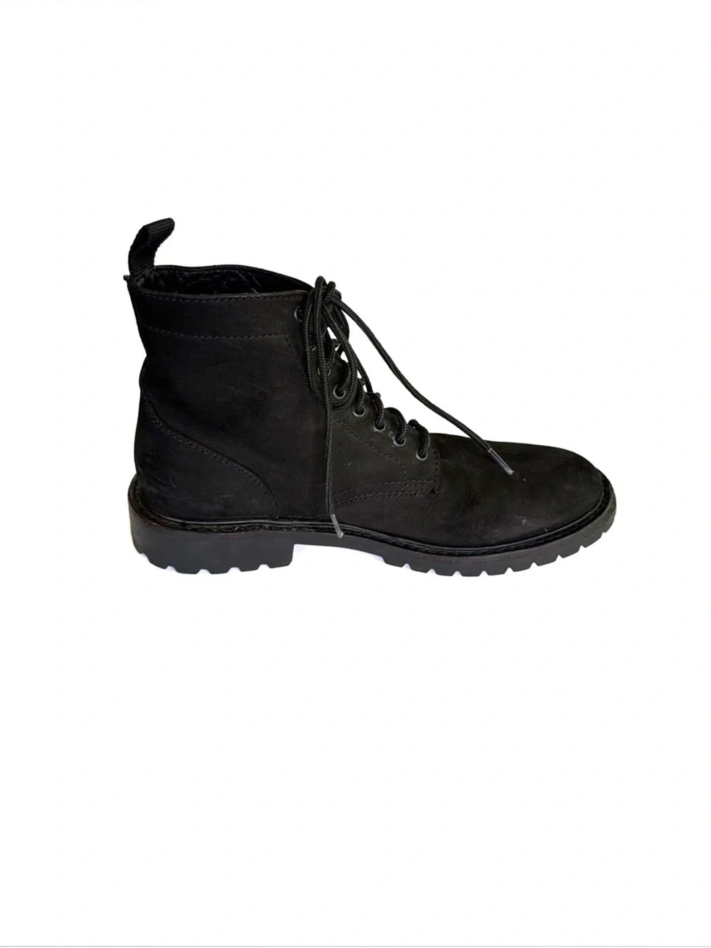 Thursday Boot Co. Hero Black Matte Nubuck Lace Up Boots Men Size 9.5